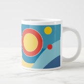 Sunrise Ocean Wave Extra Grote Beker (Rechts)