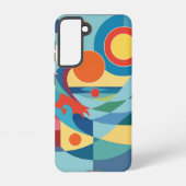 Sunrise Ocean Wave Samsung Galaxy Hoesje (Achterkant)