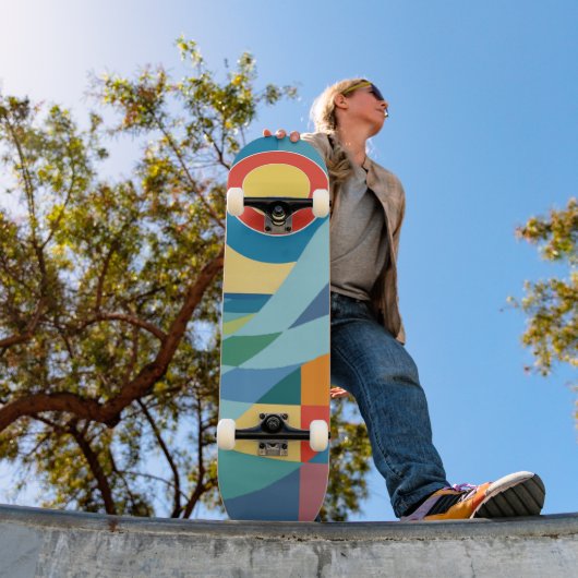 Sunrise Ocean Wave Skateboard (Buiten 1)