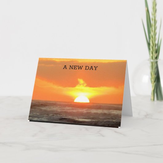 Sunrise of Hope foto Kaart (Voorkant)