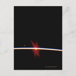 Sunrise on Earth's Horizon Briefkaart