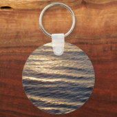 Sunrise on Ocean Waters kalmerende fotografie Sleutelhanger (Voorkant)