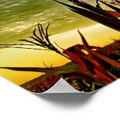 Sunrise op Cornfield Poster (Hoek)