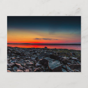 Sunrise op de baai van Gouldsboro, Maine Briefkaart