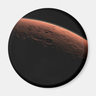 Sunrise op Gale Crater Planet Mars Magneet