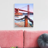 Sunrise op het punt van de Fort Canvas Afdruk (Insitu (Woonkamer))