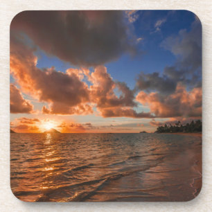 Sunrise op Mokulua Island Bier Onderzetter