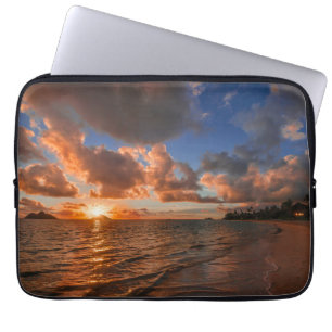 Sunrise op Mokulua Island Laptop Sleeve