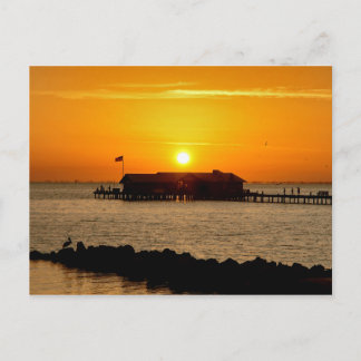 Sunrise over Anna Maria City Pier Briefkaart