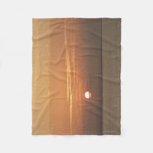 Sunrise over Aruba I Caribbean Seascape Fleece Deken (Voorkant)