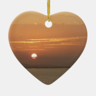 Sunrise over Aruba I Caribbean Seascape Keramisch Ornament