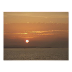 Sunrise over Aruba I Caribbean Seascape Perfect Poster