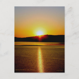 Sunrise Over Beaver Lake Arkansas Briefkaart