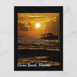 Sunrise over Cocoa Beach, Florida, VS Briefkaart