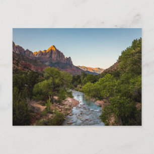 Sunrise over de Watchman Briefkaart