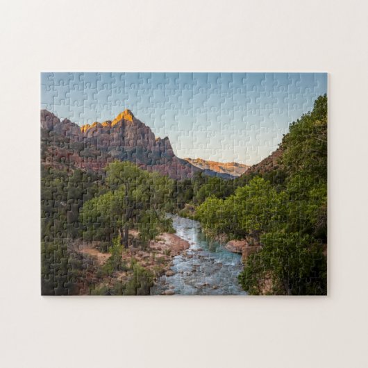 Sunrise Over de Watchman Legpuzzel (Horizontaal)
