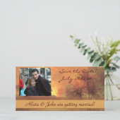 Sunrise Over Diamond Head Bewaar de datum fotokaar Save The Date (Staand voorkant)