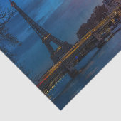 Sunrise over Eiffeltoren - Parijs, Frankrijk, Euro Tissuepapier (Detail)