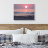 Sunrise over Hampton Beach Canvas Afdruk (Insitu (Slaapkamer))