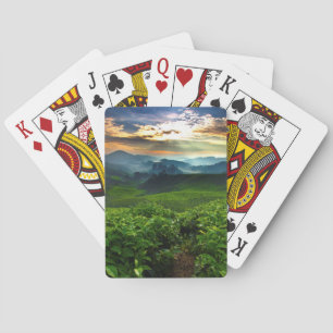 Sunrise over het Boerderij van Tea Pokerkaarten