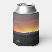 Sunrise over het landschap St. George Utah Blikjeskoeler (Blikje Achterkant)