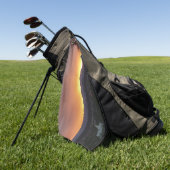 Sunrise over het landschap St. George Utah Golfhanddoek (Groen)