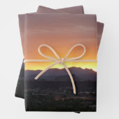 Sunrise over het landschap St. George Utah Inpakpapier Vel (In situ)