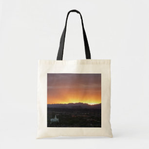 Sunrise over het landschap St. George Utah Tote Bag