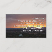 Sunrise over het landschap St. George Utah Visitekaartje (Voorkant)