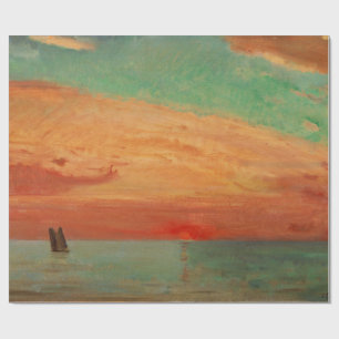 Sunrise over het oostelijk Zee (Aziatische kunst)  Cadeaupapier