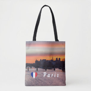 Sunrise over Ile de la Cite en Notre Dame - Parijs Draagtas