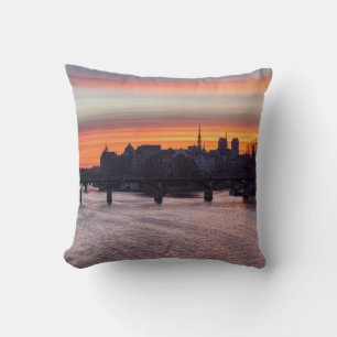 Sunrise over Ile de la Cite en Notre Dame - Parijs Kussen