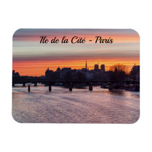 Sunrise over Ile de la Cite en Notre Dame - Parijs Magneet