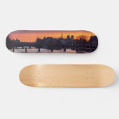 Sunrise over Ile de la Cite en Notre Dame - Parijs Skateboard (Horizontaal)