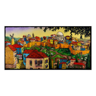 Sunrise Over Jerusalem, Jonathan Kis-Lev Poster Perfect Poster