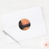 Sunrise Over Katun Ronde Sticker (Envelop)