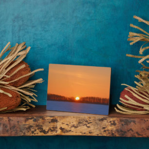 Sunrise Over Prairie   Manitoba, Canada Fotoplaat