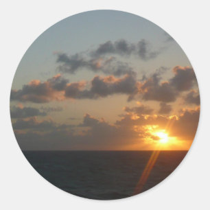 Sunrise over San Juan I Puerto Rico Ronde Sticker