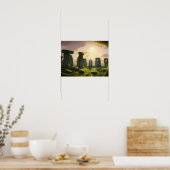 Sunrise over Stonehenge Digital Art Poster (Keuken)