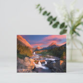 Sunrise over Swiftcurrent Creek Briefkaart (Staand voorkant)