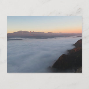 Sunrise over Tatras Briefkaart