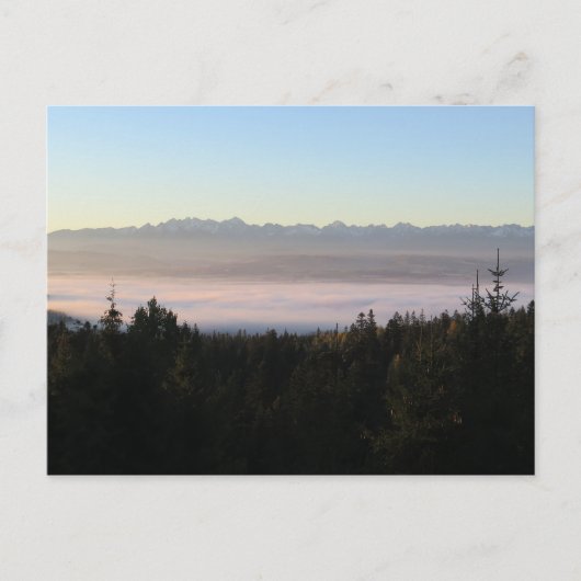 Sunrise over Tatras Briefkaart (Voorkant)