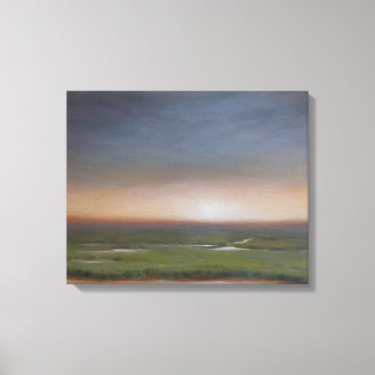 Sunrise Over the Marsh - Impression en toile (Recto)