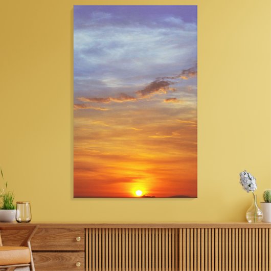 Sunrise Over the Nile Canvas Afdruk (Insitu (Woonkamer))