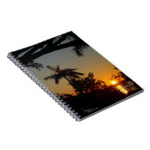 Sunrise Palm tree Ocean Carnet (Côté Droit)