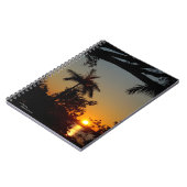 Sunrise Palm tree Ocean Carnet (Côté gauche)