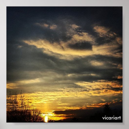 Sunrise Photo Poster (Voorkant)
