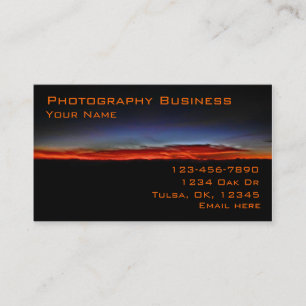 Sunrise Photographie personnalisable cartes de vis
