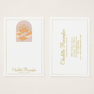 Sunrise Pink Gold Earring Jewelry