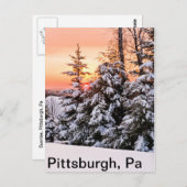 Sunrise, Pittsburgh, Pa Briefkaart (Voorkant / Achterkant)